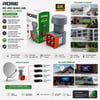 Rose Rg-400 ( 4lü ) Uydu ( Lnb ) Universal Quad ( 4k Ultra Hd ) ( 0.1db )