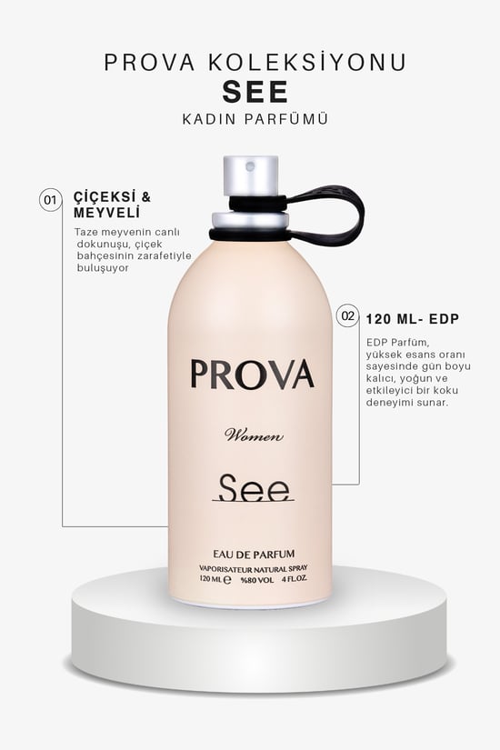 Prova See Edp Çiçeksi Meyveli Kadın Parfüm 120 Ml