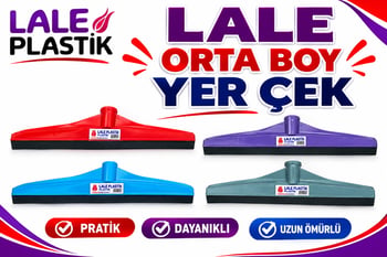 Lale Orta Boy Yerçek-40 Cm Orta Boy Yersil-plastik Renkli