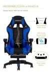 Fashcolle Dynamic Blue Masajlı Oyuncu Koltuğu