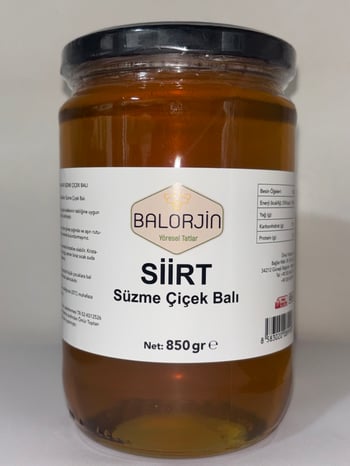 Balorjin Siirt Süzme Çiçek Balı 850 Gr