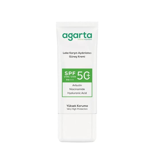 Agarta Güneş Kremi Leke Karşıtı Aydınlatıcı Spf 50 50 Ml