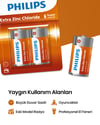 Philips Extra Zinc Chloride C Boy Orta Boy Pil R14 R14l2b/10