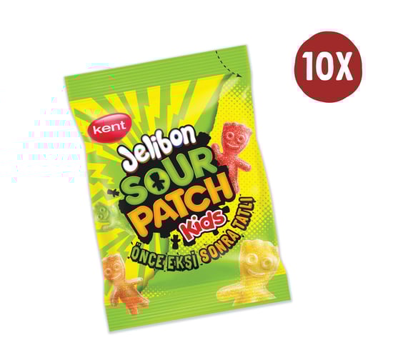 Jelibon Sour Patch 160 G 10'lu Paket