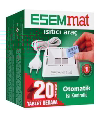 Esemmat Kablolu Otomatik Isı Kontrollü Cihazı + 20 Tablet