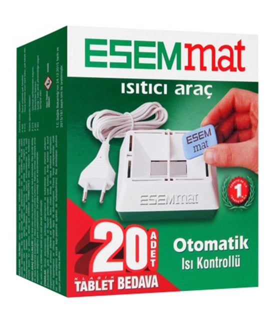 Esemmat Kablolu Otomatik Isı Kontrollü Cihazı + 20 Tablet