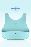 Wee Baby Nanninom Silikon Mama Önlüğü Mavi