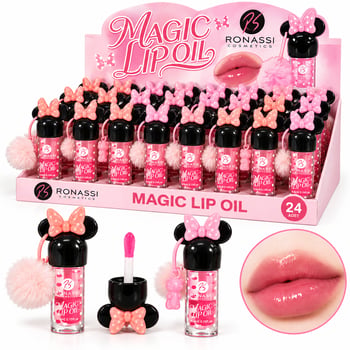 Magic Lip Oil – Figürlü, Ponponlu Renk Değiştiren Dudak Yağı