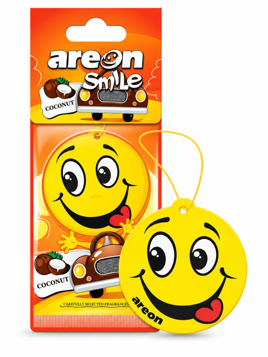 Areon Smile Dry Coconut Oto Araç Kokusu