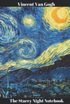 A5 96 Yaprak Sert Kapak Sprilli Çizgili Defter Starry Night Modelli