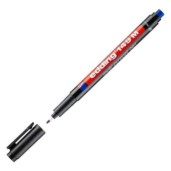 Edding E-149m Silgili Asetatkalemi 1mm Siyah