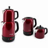 Awox Fresco ( Kırmızı ) ( 2in1= Çaycı & Kettle ) ( Çelik ) Elektrikli Çay Makinası ( 1.7lt & 1.2lt ) ( Çay Süzgeçli ) ( 360° Dönebilir ) ( 2200w )