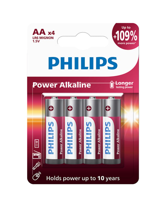 Philips Power Alkaline Aa Kalem Pil -lr6p4b/10 -