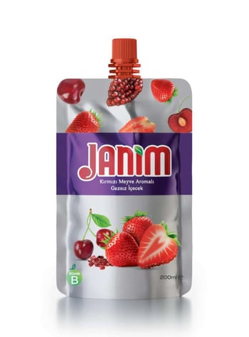 Janim Çilek Vişne Meyve Aromalı İçeçek