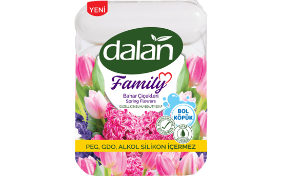 Dalan Family Sabun 4x75 Gr Bahar Çiçekleri