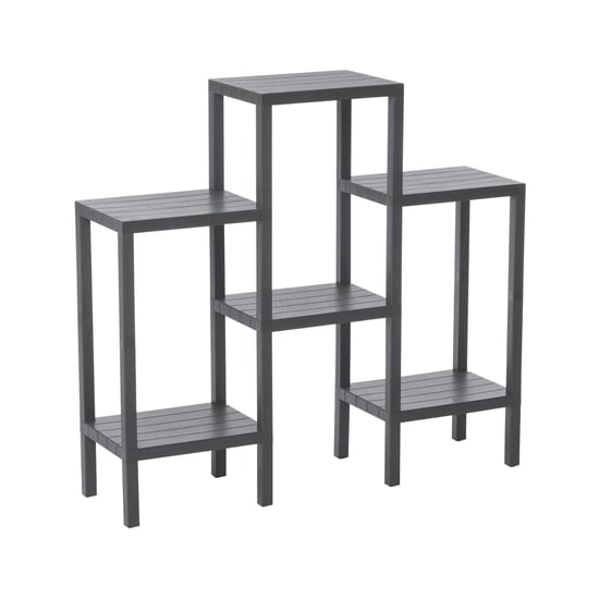 Ombeg Om-1108-0150-0015-0008 ( 6 ( Düz ) Raflı & Gri ) Modüler Ünite Plastik