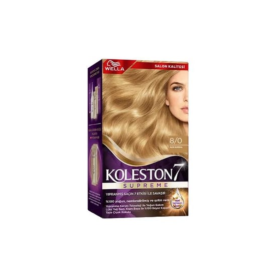 Koleston Supreme Set Boya 8/0 Açık Kumral