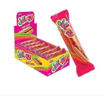 Saadet Jellopy Hotdog Yumuşak Şeker 20 Gr Jelibon