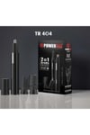 Powertec Tr-404 Şarjlı Burun Kulak Kaş Şekillendirici Kıl Tüy Alma 2'si 1 Arada