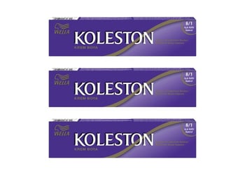 Koleston Tüp Boya 50 Ml - 8.1 Açık Küllü Kumral 3 Adet