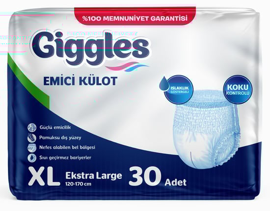 Giggles Xl 30'lu Hasta Bezi (120*170 Cm)