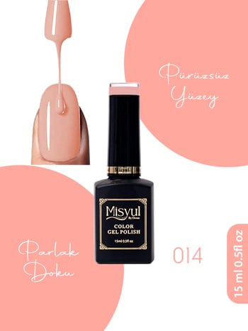 Misyul Uv Led Kalıcı Oje Nail Art 15 Ml 014