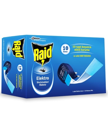 Raid Elektro Isıtıcı Makine + 10 Mat