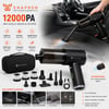 Snapron Snv-3002 ( Oto Araç & 2in1 ) ( Şarjlı ) ( 80w & 12000pa ) ( 9 Başlık & 3 Filtre ) El Tipi Basınçlı Hava Üfleme & Araç Süpürge Makinesi ( Taşıma Çantalı )