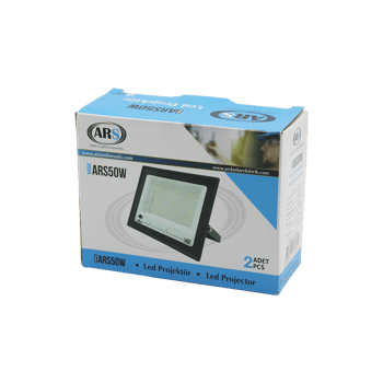 Ars Kod-343045 Model-ars50w ( 2pcs ) ( 50w ) Led Projektör ( 15x11.5cm) (aydınlatma Açısı: 120°) (50.000 Saat Ömür)