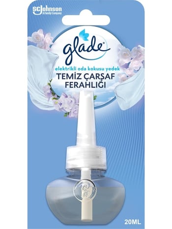 Glade Elektirikli Oda Kokusu 20 ml Yedek Temiz Çarşaf Ferahlığı