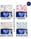Selpak Deluxe Elegant Design Desenli Peçete 4 Paket
