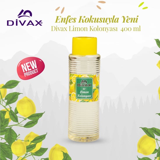 Divax Limon Kolonyası Pet Şişe 400 Ml.