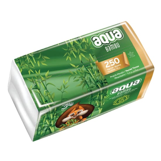 Aqua Bambu Pratik Mendil 250 Yaprak
