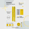 Sonic Smart Diş Fırçası ve 1 Adet Yedek Başlık Sarı