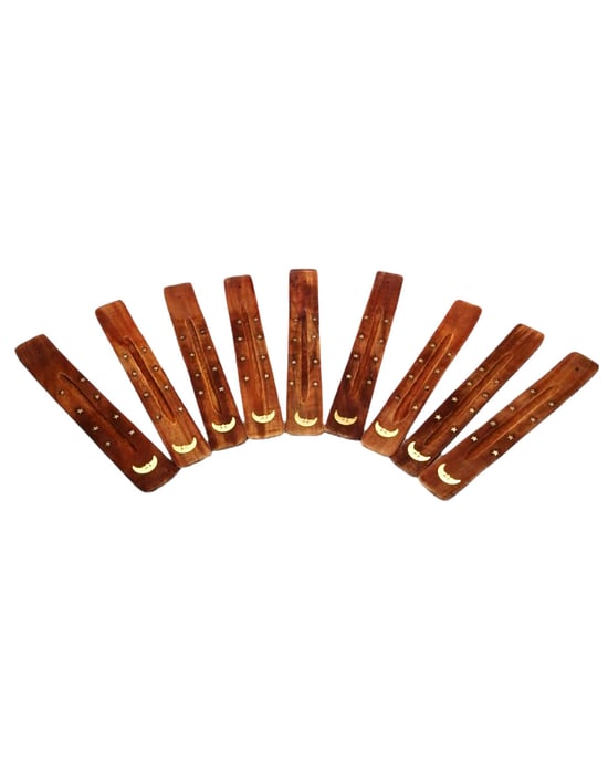 Mystica Incense Stick Stand Ahşap Tütsü Kayık & Standı 24cm
