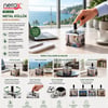 Nerox Nrx-4347 Ashtray ( Kare & Basmalı ) Metal Küllük