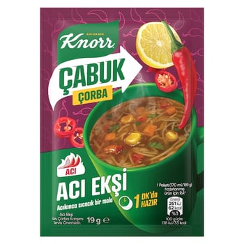 Knorr Çabuk Çorba 19gr Acı Ekşi