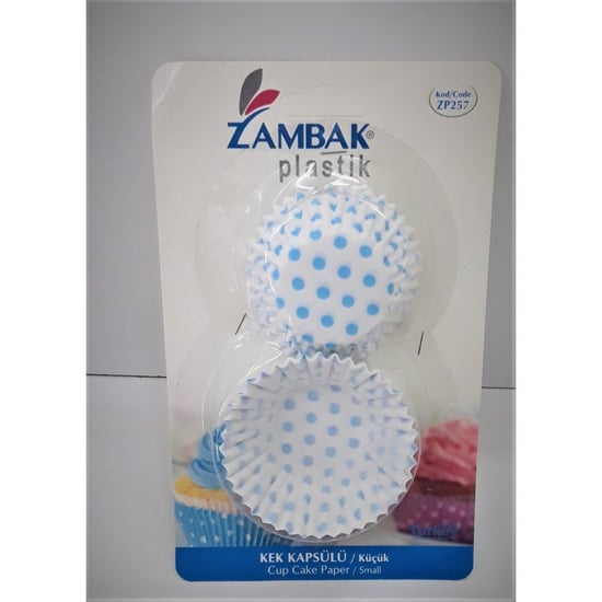 Zambak 257 Küçük Kek Kapsülü 48'li - Kek Kapsülü Renkli Kek Kalıbı Cupcake Kağıdı