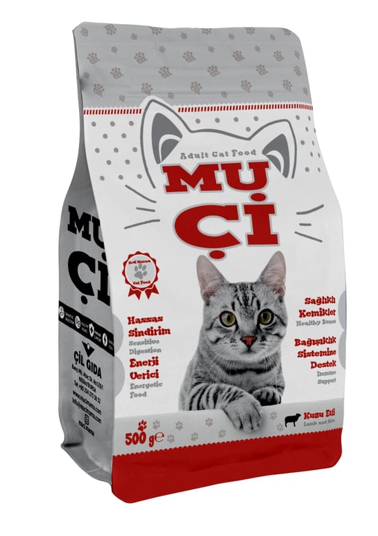 Muçi Kuru Kedi Maması Kuzu Etli 500 Gr