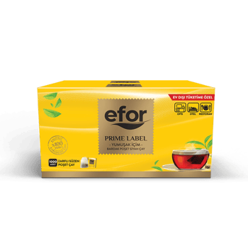 Efor Prime Label Süzen Poşet Siyah Çay 2 Gr X 1000 Adet
