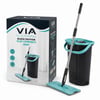 Via Vmt-213 ( 10lt ) ( 360°dönebilir Sap & Mikrofiber Bez ) Kova Mop Temizlik Seti