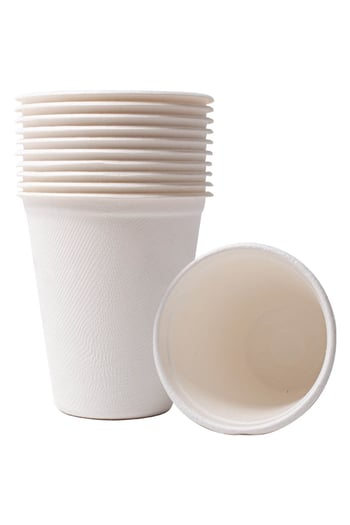 Roll-up Doğa Dostu Karton Bardak 8oz 10lu