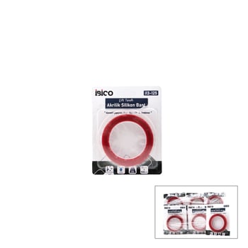 İ13-125 ( 18mmx5mt ) Vhb Akrilik Silikonize Bant ( Çift Taraflı Bant ) ( Max - 5.5kg ) ( Bandı )