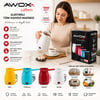 Awox Caffeen ( Mavi ) Elektrikli Cezve ( Türk Kahvesi ) Makinesi ( Plastik ) ( Çift Ağız ) ( 0.4lt & 5 Fincan ) ( 1000w )