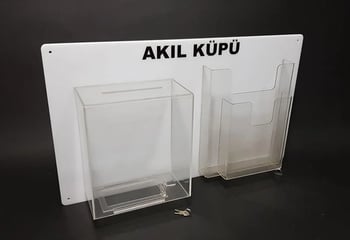 Dilek ve Şikayet Kutusu Şeffaf