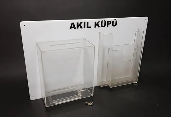 Dilek ve Şikayet Kutusu Şeffaf