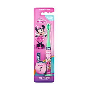 Difaş Minnie Yumuşak Diş Fırçası 4-7 Yaş Karma Renk