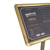 Dekoratif Menü Panosu A3 Gold