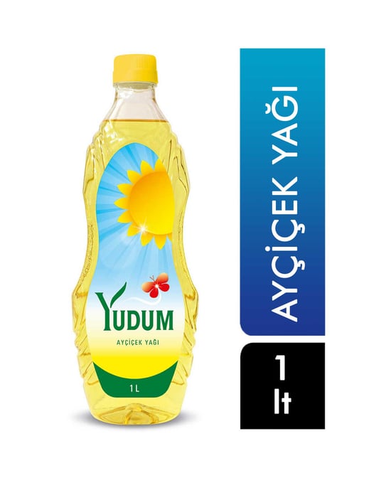 Yudum Ayçiçek Yağı 1 Lt