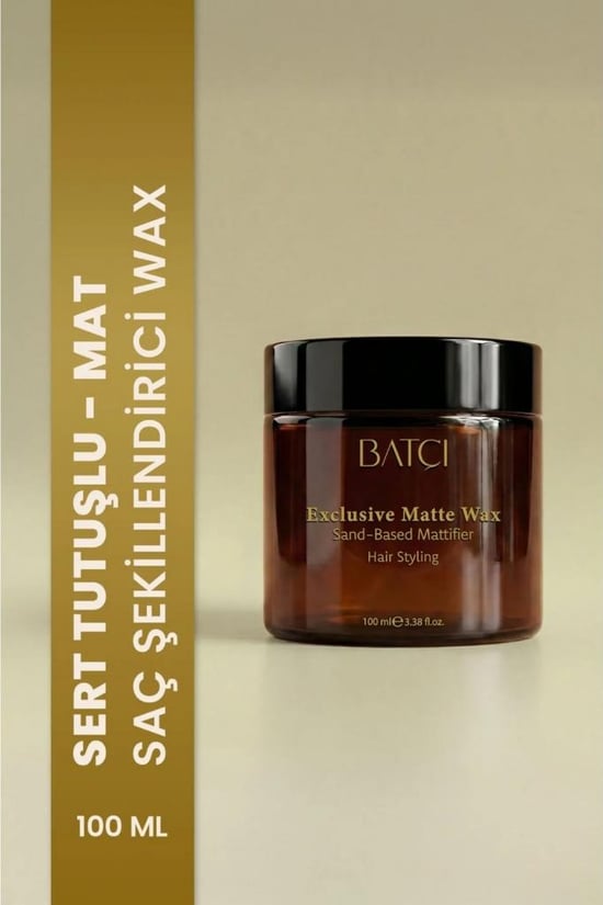 Batçı Saç Şekillendirici Güçlü Tutuş Doğal Görünüm Mat Wax 100 Ml